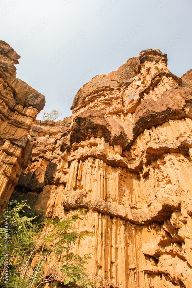 Pha Chor (Canyon), in national park which is Unseen Thailand at Chiangmai province, Thailand.