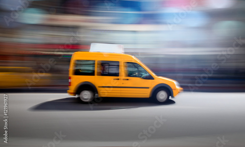 Żółta taksówka