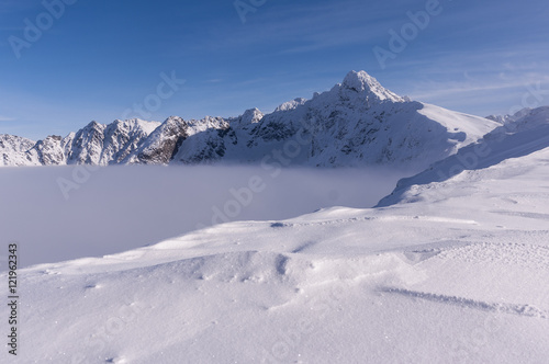 View of the peaks during the inversion. Tatry © Jacek Jacobi
