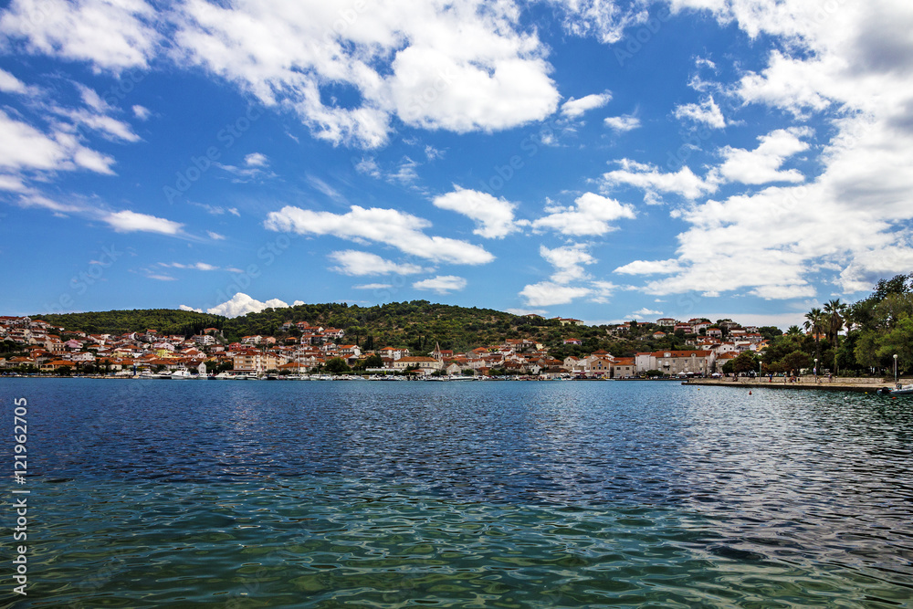 Trogir panoramic sea view, Croatia