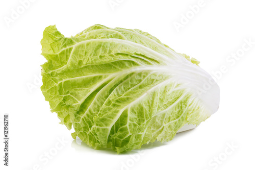 Fresh chinese cabbage, Chinese cabbage on white background