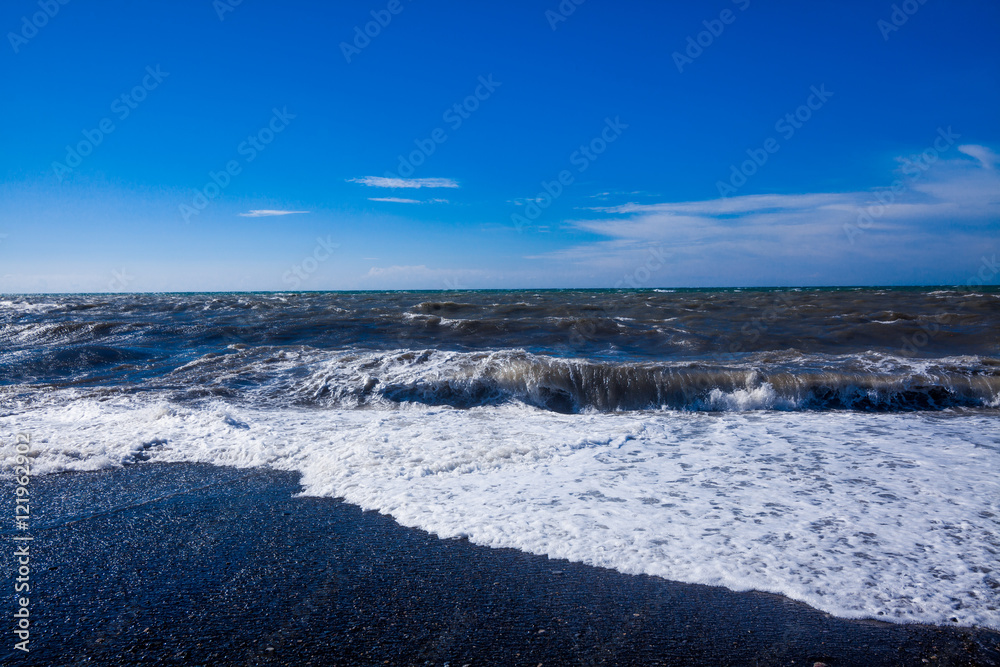 Background waves of the sea. Beautiful waves Background waves of the sea. Beautiful waves