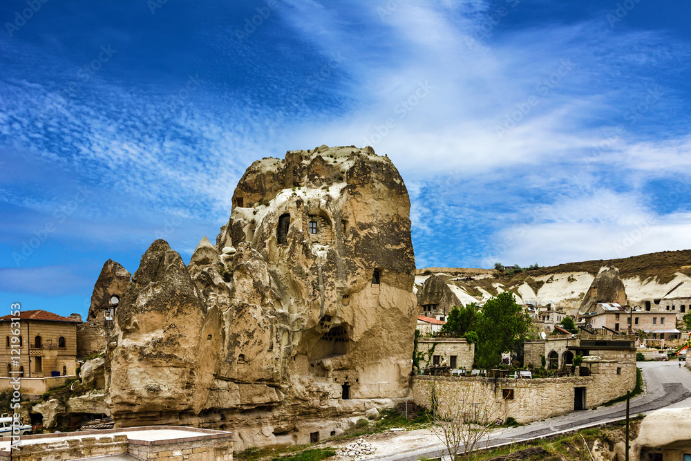 Cappadocia, Anatolia, Turkey. Open air museum, Goreme 