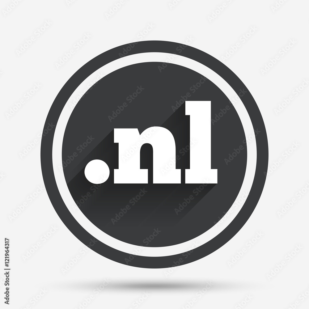 Domain NL sign icon. Top-level internet domain. Domain NL sign icon. Top-level internet domain.