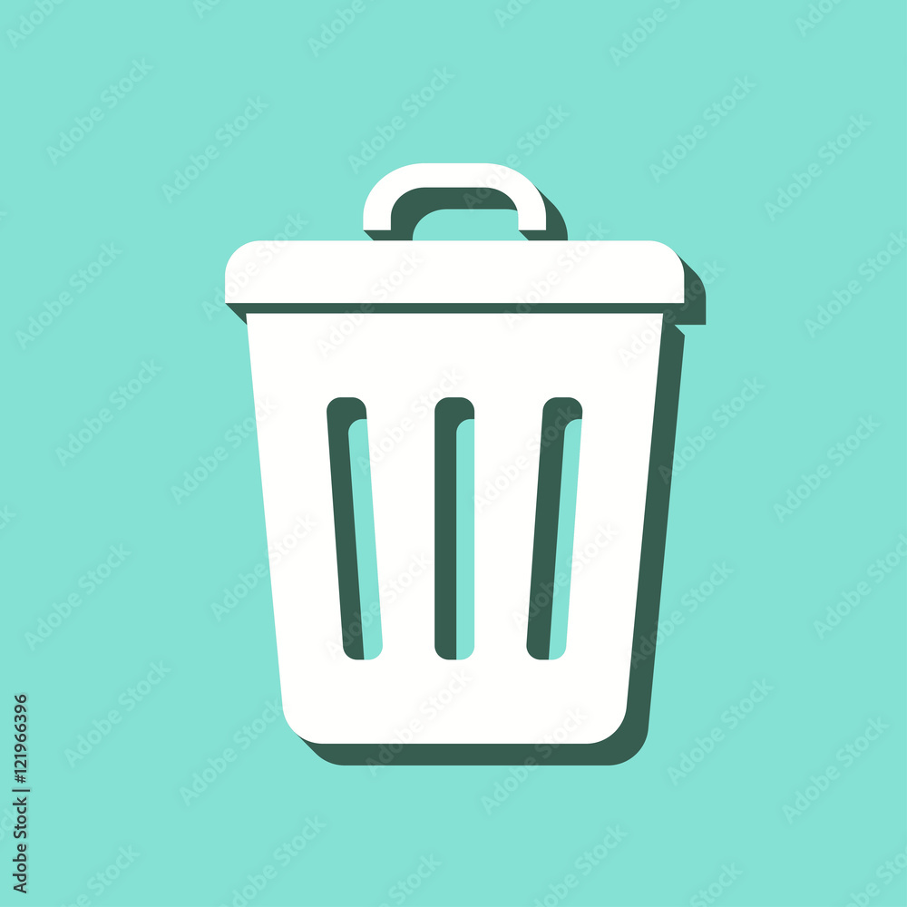 Bin - vector icon. Bin - vector icon.