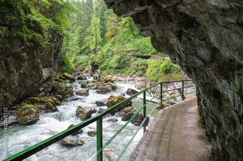 Rocks in the ravine Breitachklamm (Oberstdorf, Germany)