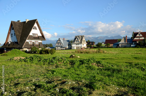 Obraz na płótnie The village in the Tatra Mountains (Poland) w salonie