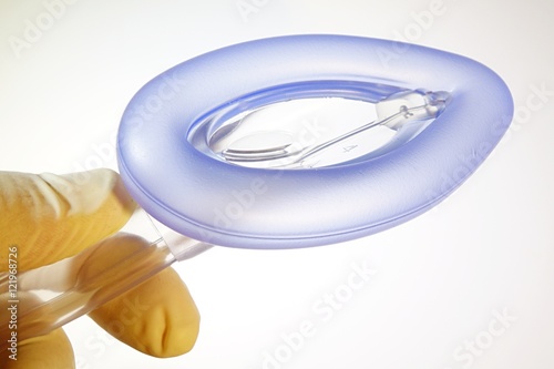 Upper side of silicone laryngeal mask