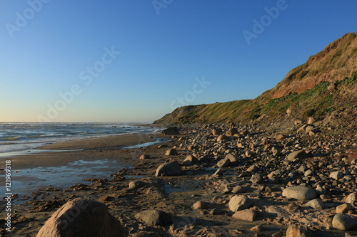 Strand, Steilküste