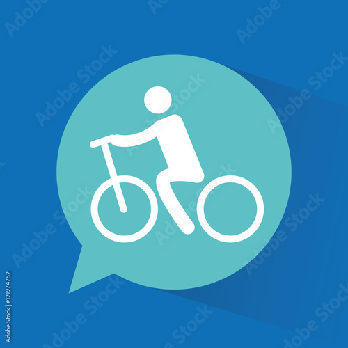 athlete avatar with sport icon vector illustration design