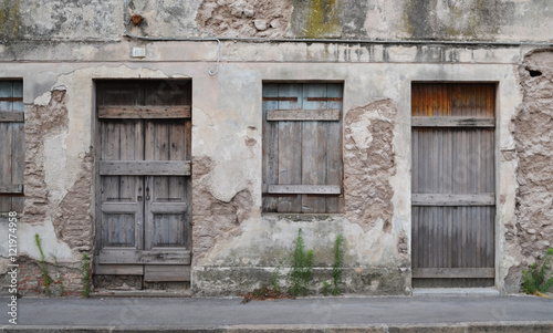 old door and window