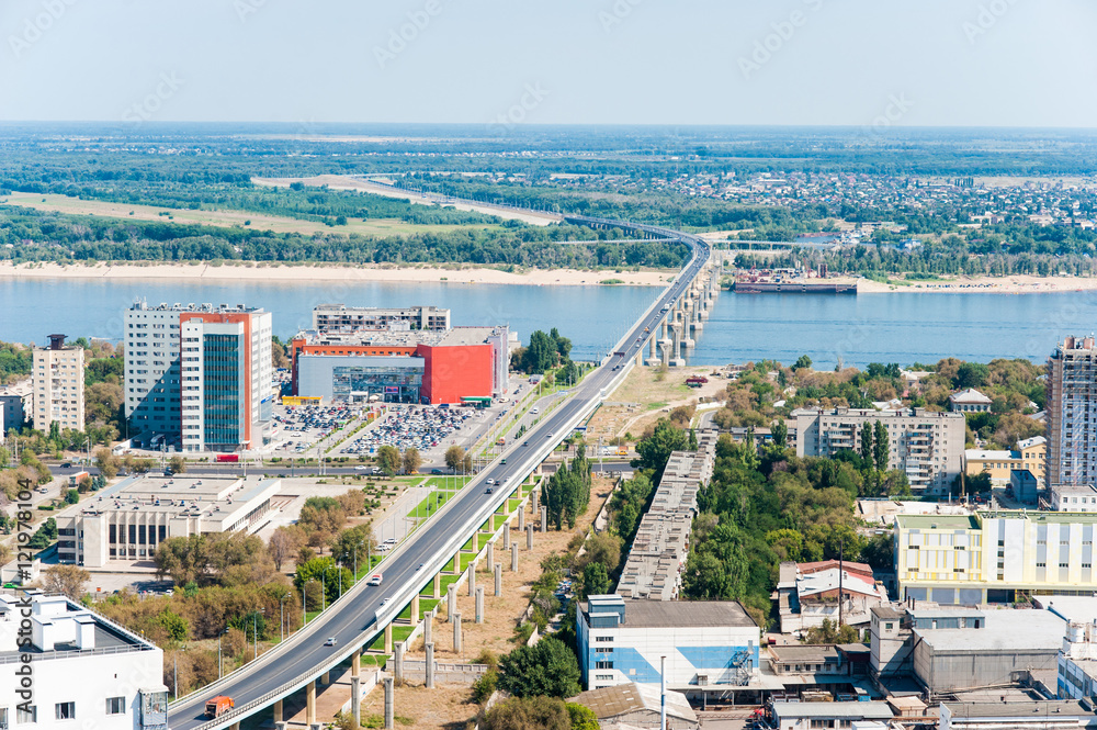 Obraz premium Bridge across river