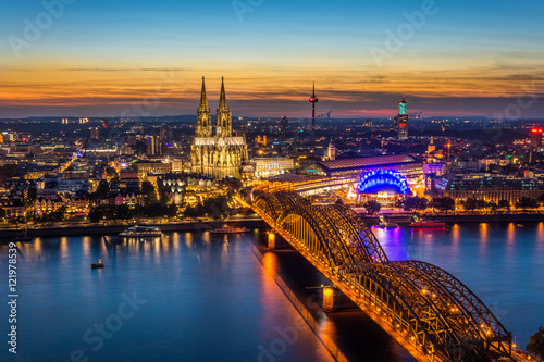 Cologne at night