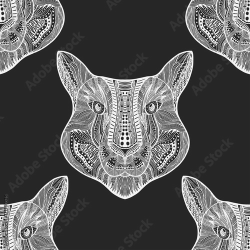 Seamless Tiger pattern
