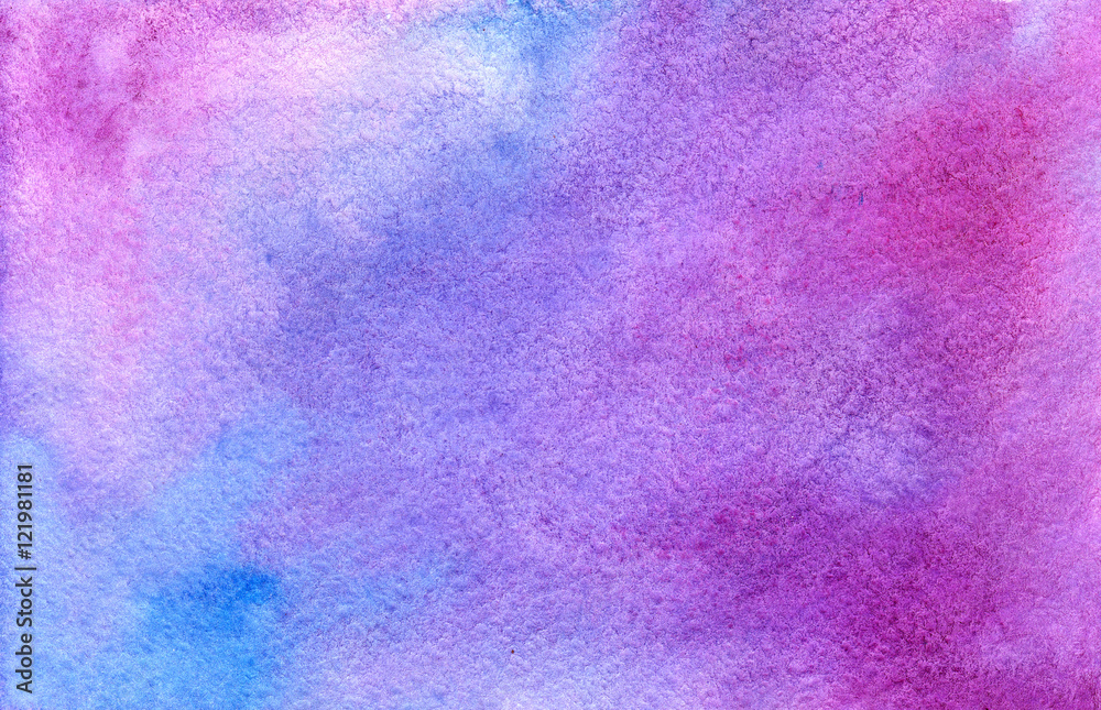 Purple-blue grunge in watercolor Purple-blue grunge in watercolor