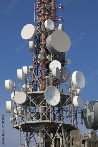 telecommunication tower, mast