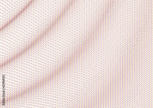 Guilloche vector background grid. Flag wave.