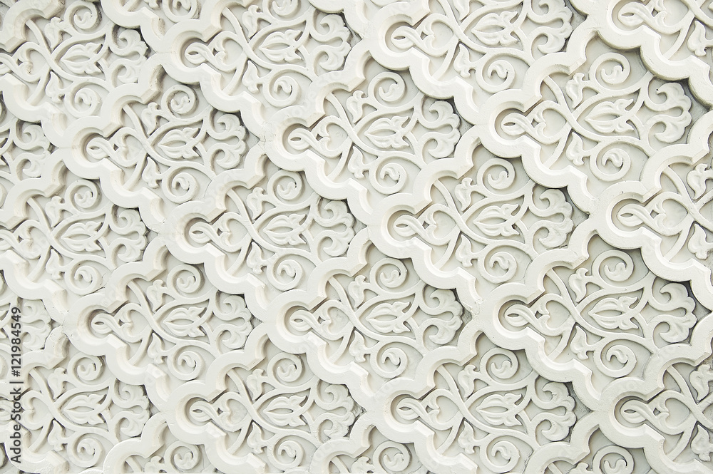 Old white modern wall background texture