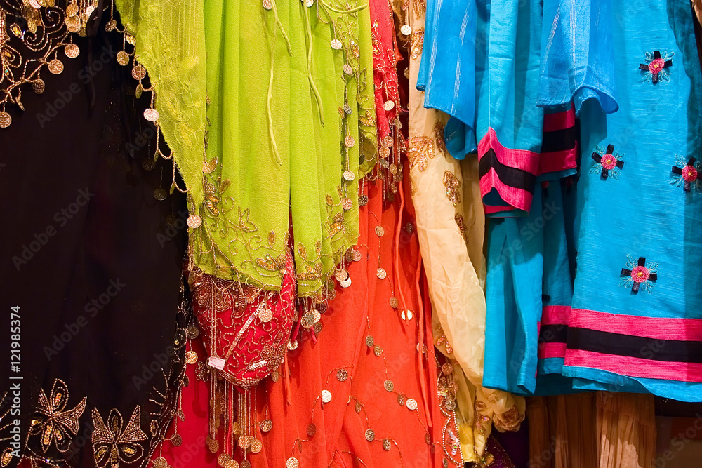 Oriental clothes closeup