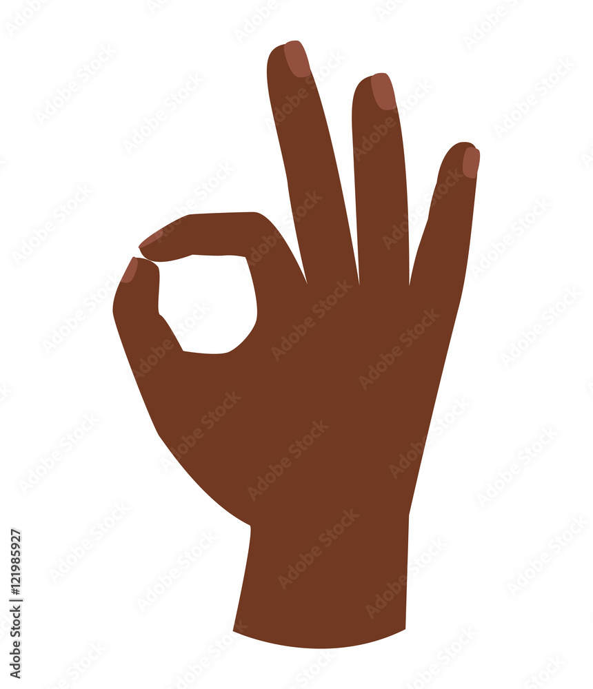 Obraz premium Hands symbol ok