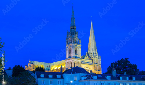 Cuadro en lienzo The Our Lady of Chartres cathedral, France.
