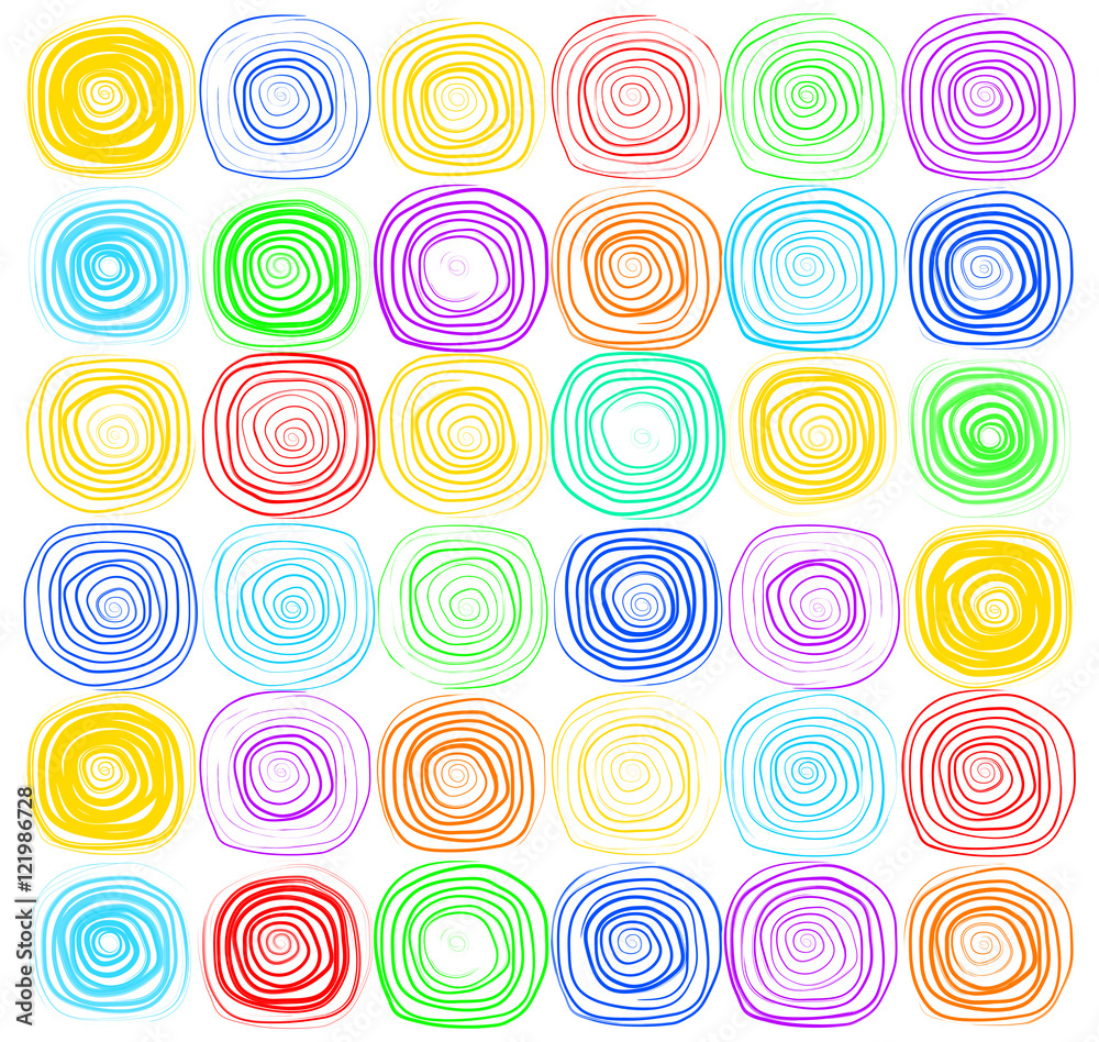 Abstract background of the brightest spirals. Abstract background of the brightest spirals.