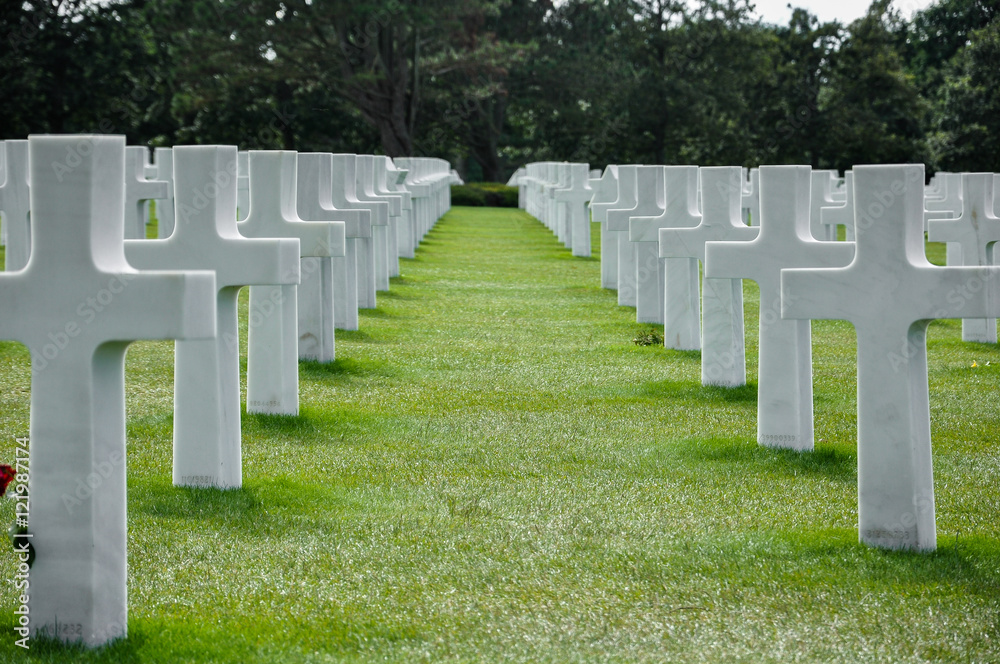 Cementerio de los Estados Unidos en Normandía, Segunda Guerra Mundial, Francia