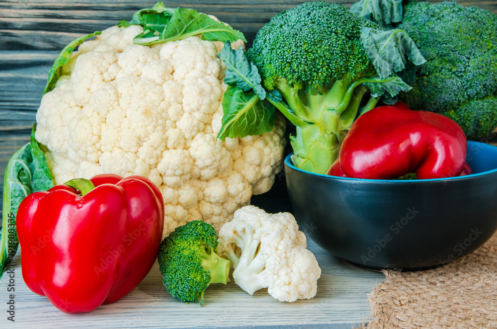 Set of fresh vegetables Set of fresh vegetables