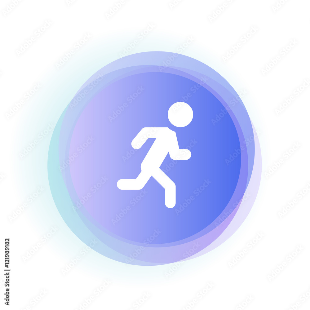 Fototapeta premium Abstract App Button