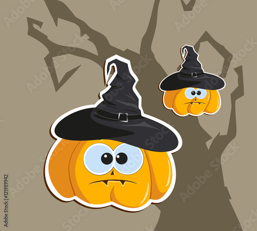 pumpkin in the hat
