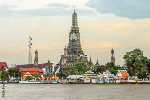 Wat Arun The Temple in Bangkok of Thailand.