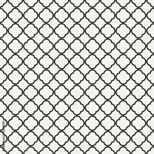 Abstract geometric seamless pattern line style vector illustration