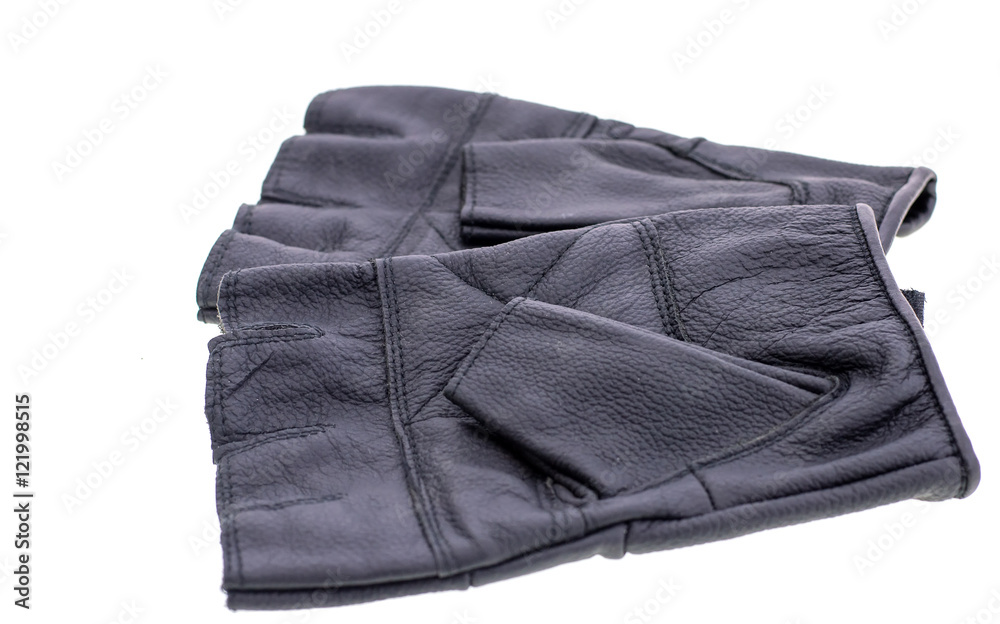 Pair of training gloves isolated on white background Pair of training gloves isolated on white background