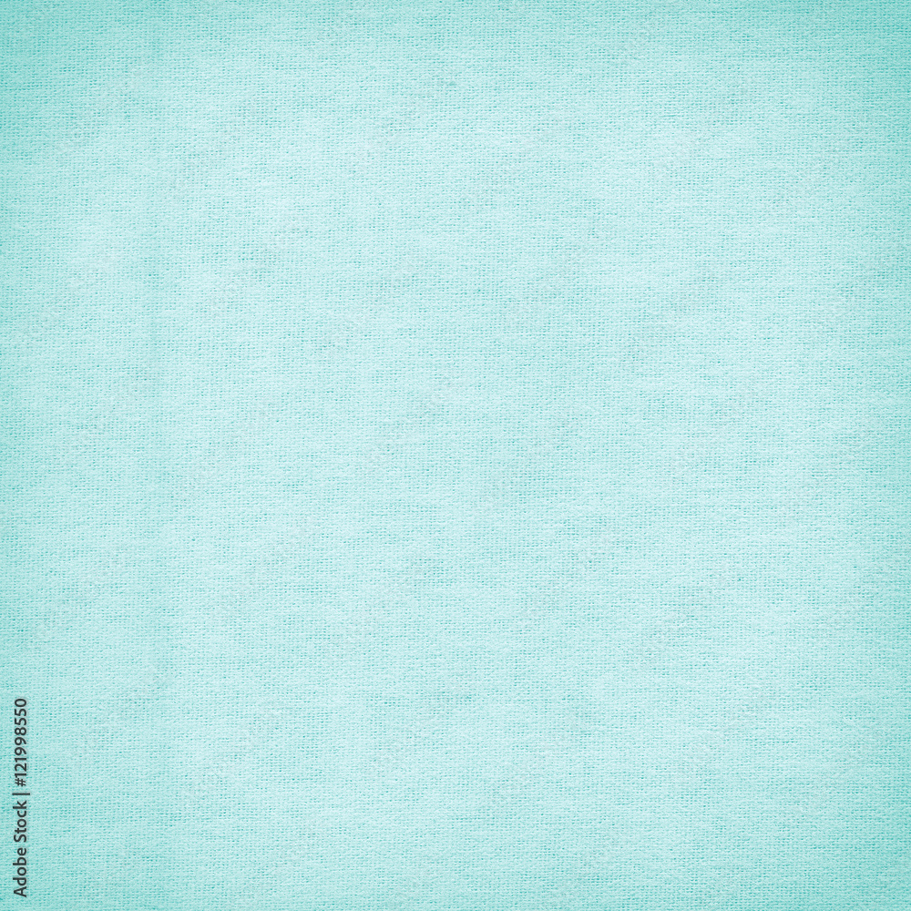 Canvas surface turquoise texture background