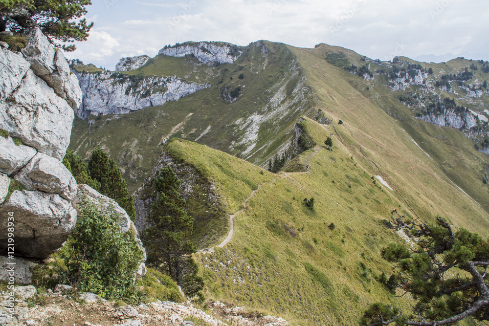 Fototapeta premium Massif de la Chartreuse - Lances de Malissard.