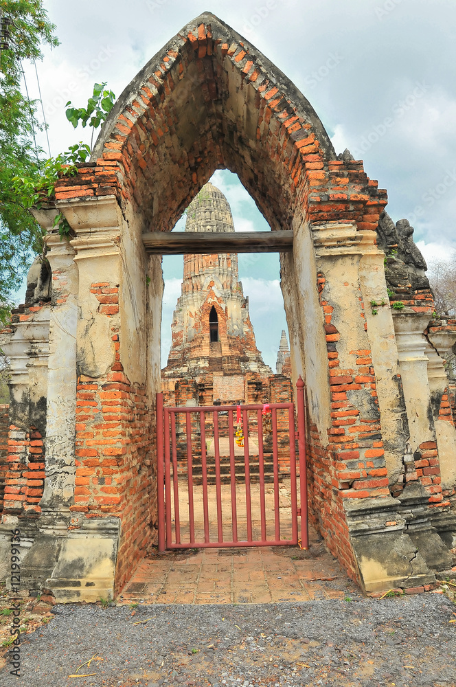 Obraz premium Ayutthaya Historical Park, Phra Nakhon Si Ayutthaya in Thailand
