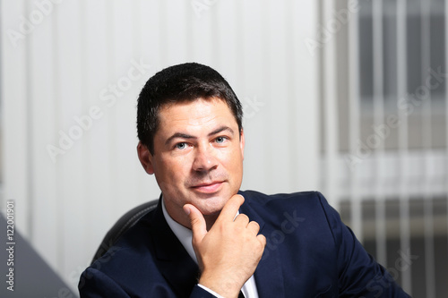 Man working in modern office