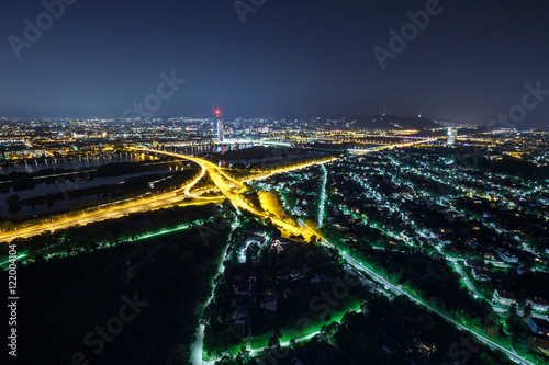 Photography Vienna at night