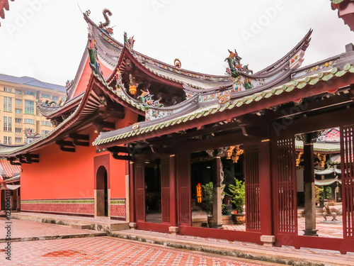 Thian Hock Keng Temple or Temple of Heavenly Happiness - is one of the oldest and most important Chinese Buddhist Temples in Singapore. Duxton Hill area, Singapore