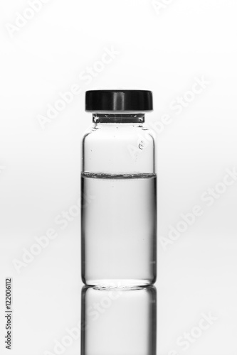 medicament in a glass vial