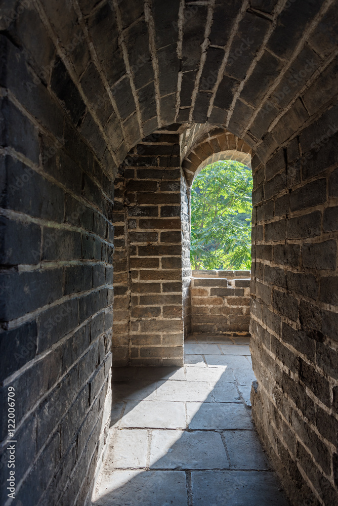 Obraz premium The Great Wall of China is a series of fortifications made of stone, brick, tamped earth, wood, and other materials