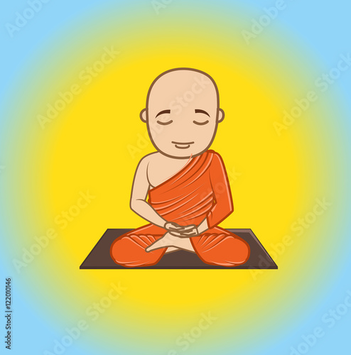 Buddhist Monk Character
