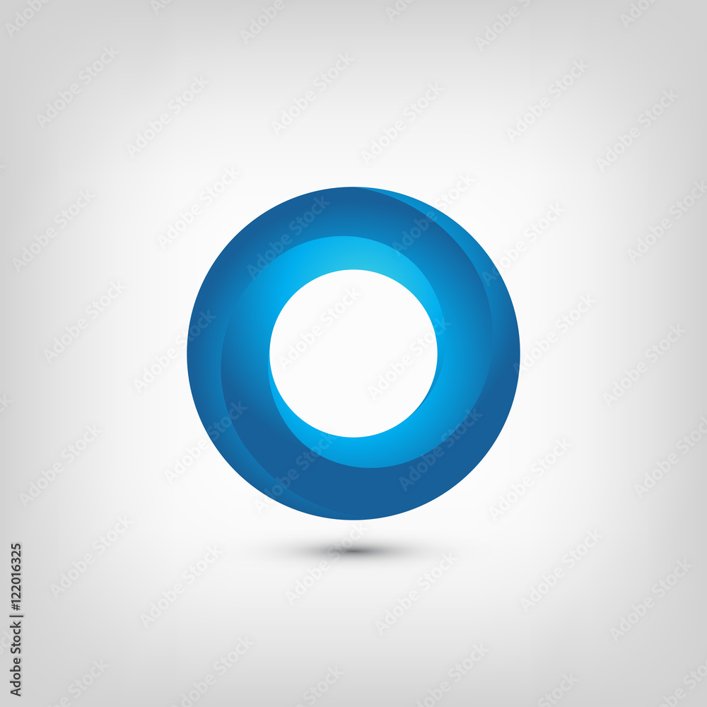 Impossible Circle. Impossible Object. Logo Template. Vector Illustration Impossible Circle. Impossible Object. Logo Template. Vector Illustration