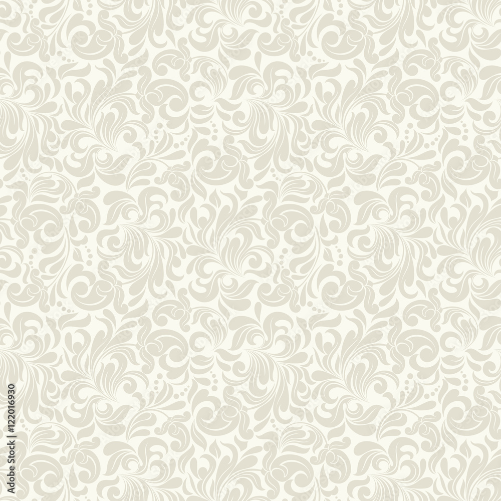 Seamless background of light beige color in the style of Damascus Seamless background of light beige color in the style of Damascus
