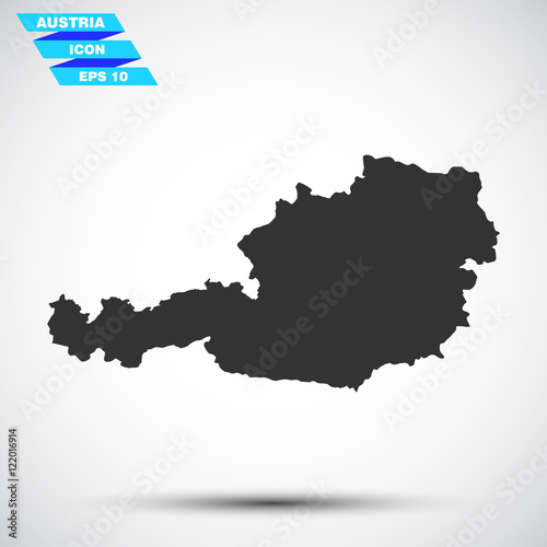 gray vector austria icon