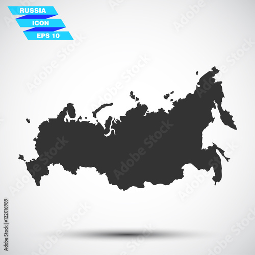 gray vector russia icon