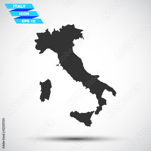 gray vector italy icon