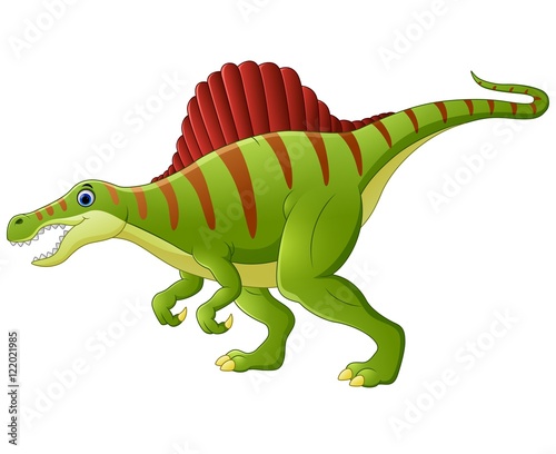 Dinosaur spinosaurus cartoon