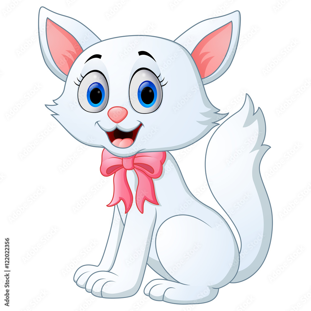 Cute cartoon cat