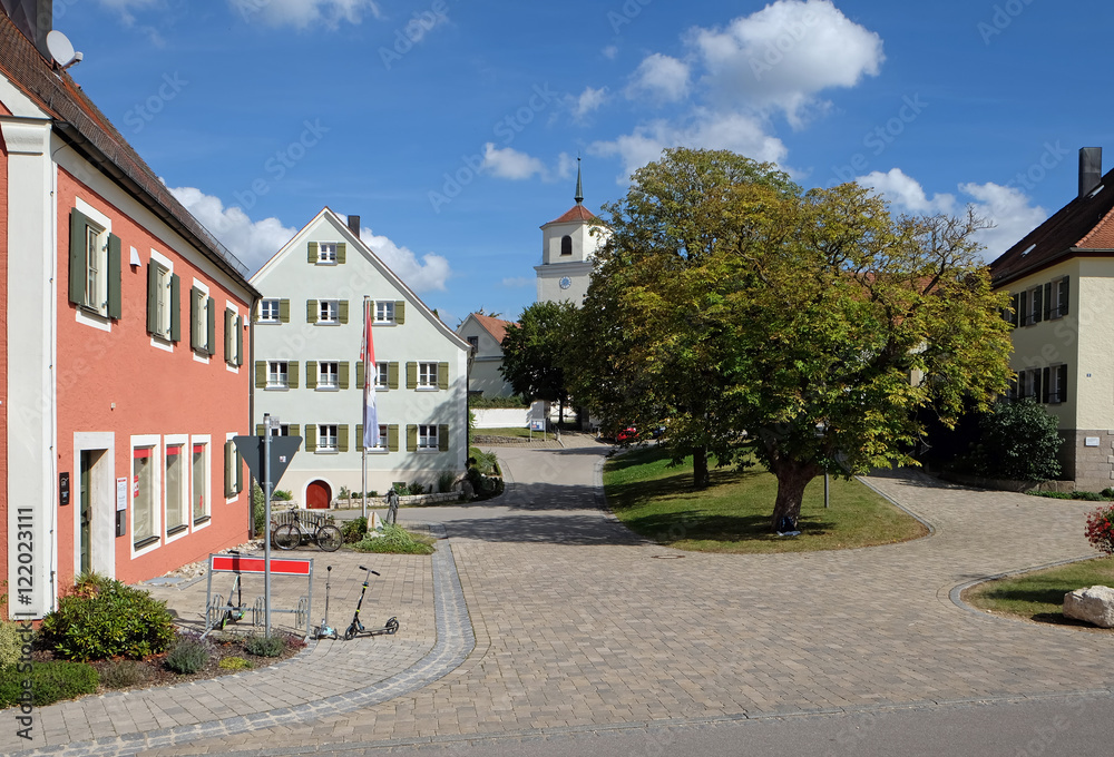 Fototapeta premium Ortskern von Ettenstatt
